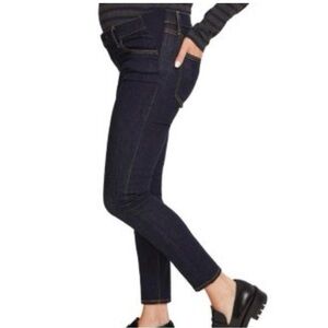 Hatch The Slim Maternity Jeans Under Belly Slim Leg Size 24 in Rinse $198 NWT